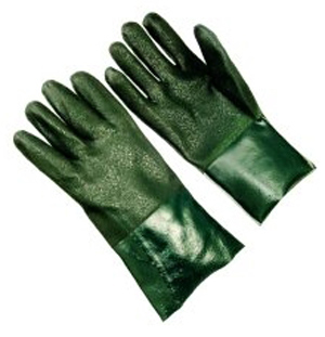 Green Lined Deluxe Non-Rubber Gloves