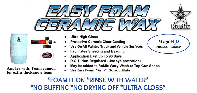 RoMix Easy Foam Ceramic Wax: The ultimate solution for
                                                professionals who demand superior protection and shine