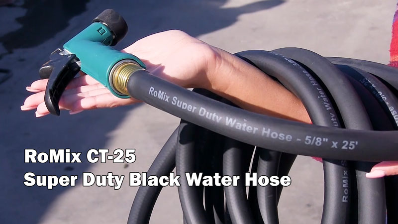 RoMix CT-25 Super Duty Black Water Hose