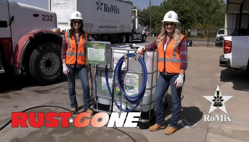 RoMix Rust-Gone All-In-One Truck Wash and Wax — concrete remover, rust inhibitor, and wax protectant in one step