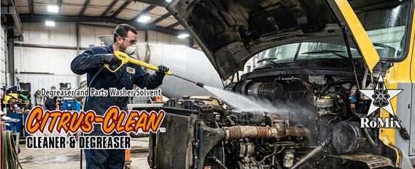 RoMix CITRUS-CLEAN Degreaser and Parts Washer Solvent