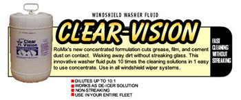 CLEAR-VISION - Windshield Washer Fluid 330 Gal Tote Tank