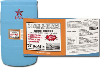 ALUM-A-GLOSS - Cleaner for Highly Polished Aluminum 5 Gal Pail