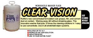 CLEAR-VISION - Windshield Washer Fluid 275 Gal Tote Tank