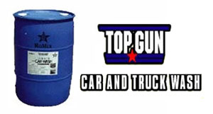 Top Gun Biodegradable Concentrated Car and Truck Wash, 275 Gal Tote Tank
