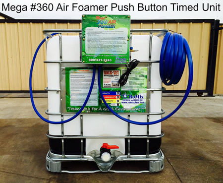 Romix Chemical & Brush: Mega 360 Air Foamer Push Button Timed Unit 